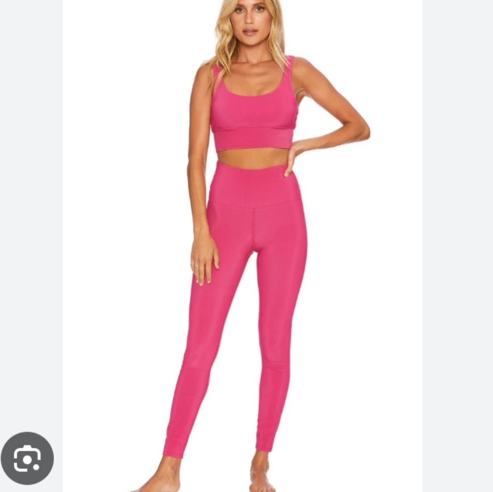 Beach Riot Fuchsia Activewear Set